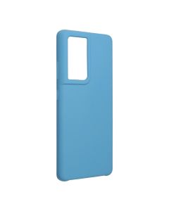 Forcell Ultra Thin Liquid Silicone Case Blue (Samsung Galaxy S21 Ultra 5G)