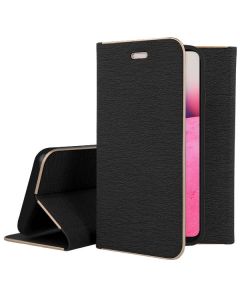 Forcell Luna Wallet Case Θήκη Πορτοφόλι με Δυνατότητα Stand - Black (Samsung Galaxy A33 5G) - MT65970