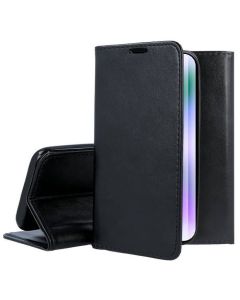 Forcell Magnet Wallet Case Θήκη Πορτοφόλι με δυνατότητα Stand Black (iPhone 14 Pro) - MT63479