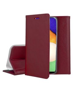 Forcell Magnet Wallet Case Θήκη Πορτοφόλι με δυνατότητα Stand Burgundy (Samsung Galaxy A13 4G)