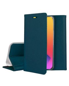 Forcell Magnet Wallet Case Θήκη Πορτοφόλι με δυνατότητα Stand Dark Green (iPhone 14 Plus) - MT63481