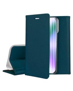 Forcell Magnet Wallet Case Θήκη Πορτοφόλι με δυνατότητα Stand Dark Green (iPhone 14 Pro) - MT63480
