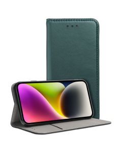 Forcell Magnet Wallet Case Θήκη Πορτοφόλι με δυνατότητα Stand Dark Green (Samsung Galaxy A35 5G)