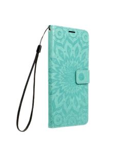 Forcell MEZZO Smart Book Case με Δυνατότητα Stand Θήκη Πορτοφόλι Green Mandala (iPhone 13 Pro) - MT54307