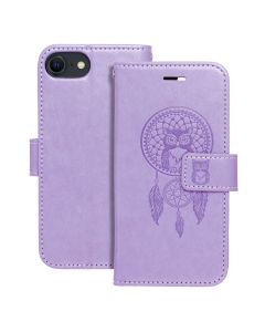 Forcell MEZZO Smart Book Case με Δυνατότητα Stand Θήκη Πορτοφόλι Purple Dreamcatcher (iPhone 7 / 8 / SE 2020 / 2022)