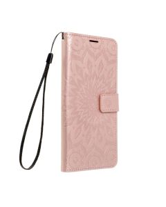 Forcell MEZZO Smart Book Case με Δυνατότητα Stand Θήκη Πορτοφόλι Rose Gold Mandala (iPhone 13 Pro) - MT54308