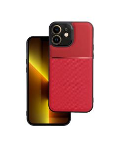 Forcell Noble PU Leather Rugged Armor Case Red (iPhone 11)