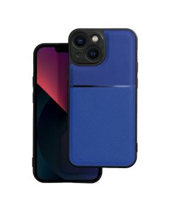 Forcell Noble PU Leather Rugged Armor Case Blue (iPhone 14)