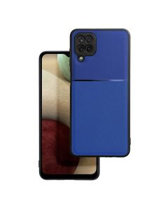 Forcell Noble PU Leather Rugged Armor Case Blue (Samsung Galaxy A12)