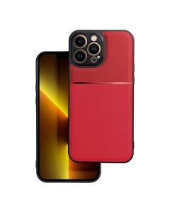 Forcell Noble PU Leather Rugged Armor Case Red (iPhone 14 Pro Max)