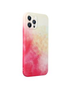 Forcell POP Silicone Case Design 3 Θήκη Σιλικόνης Red / White (iPhone 12 Pro Max)