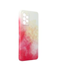 Forcell POP Silicone Case Design 3 Θήκη Σιλικόνης Red / White (Samsung Galaxy A72 4G / 5G)