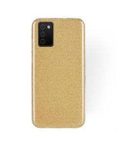 Forcell Glitter Shine Cover Hard Case Gold (Samsung Galaxy A03s)