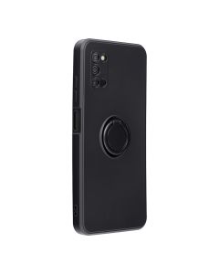 Forcell Silicone Ring Case - Black (Samsung Galaxy A03s)