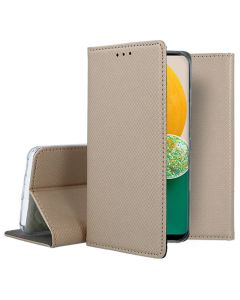 Forcell Smart Book Case με Δυνατότητα Stand Θήκη Πορτοφόλι Gold (Samsung Galaxy A13 4G)