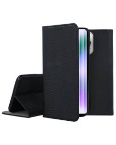 Forcell Smart Book Case με Δυνατότητα Stand Θήκη Πορτοφόλι Black (iPhone 14 Pro Max) - MT63861