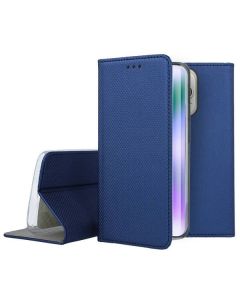 Forcell Smart Book Case με Δυνατότητα Stand Θήκη Πορτοφόλι Navy Blue (iPhone 16 Plus) - MT76118