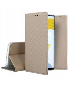 Forcell Smart Book Case με Δυνατότητα Stand Θήκη Πορτοφόλι Gold (Realme C21)