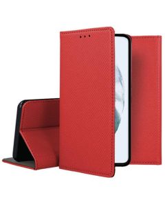 Forcell Smart Book Case με Δυνατότητα Stand Θήκη Πορτοφόλι Red (Samsung Galaxy S21 FE 5G)