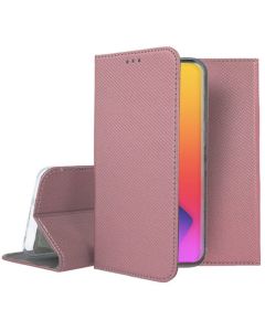 Forcell Smart Book Case με Δυνατότητα Stand Θήκη Πορτοφόλι Rose Gold (iPhone 14)