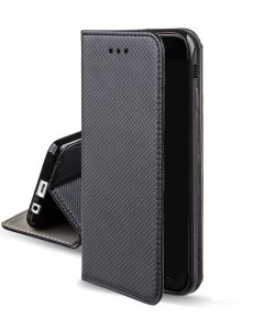 Forcell Smart Book Case με Δυνατότητα Stand Θήκη Πορτοφόλι Black (Huawei P20 Lite)