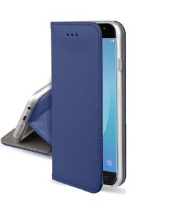 Forcell Smart Book Case με Δυνατότητα Stand Θήκη Πορτοφόλι Navy Blue (Samsung Galaxy A8 Plus 2018)