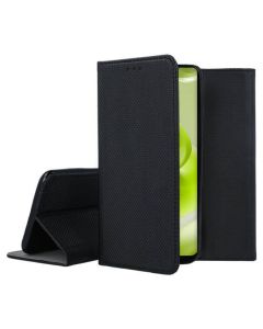 Forcell Smart Book Case με Δυνατότητα Stand Θήκη Πορτοφόλι Black (Xiaomi Redmi Note 12S) - MT77181