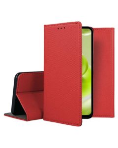 Forcell Smart Book Case με Δυνατότητα Stand Θήκη Πορτοφόλι Red (Xiaomi Redmi Note 12S) - MT77182