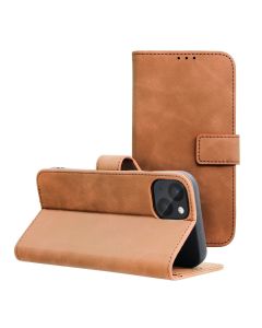 Forcell Tender Wallet Case Θήκη Πορτοφόλι με Δυνατότητα Stand - Brown (iPhone 13)