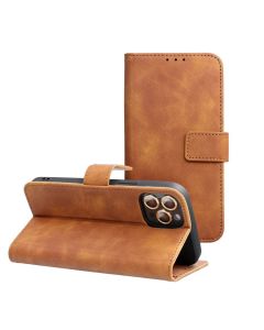 Forcell Tender Wallet Case Θήκη Πορτοφόλι με Δυνατότητα Stand - Brown (Samsung Galaxy A55 5G)