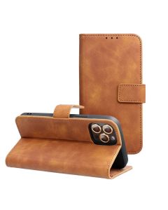 Forcell Tender Wallet Case Θήκη Πορτοφόλι με Δυνατότητα Stand - Brown (Samsung Galaxy S24 Plus)