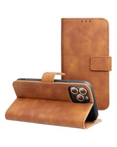 Forcell Tender Wallet Case Θήκη Πορτοφόλι με Δυνατότητα Stand - Brown (Samsung Galaxy S25 Plus)