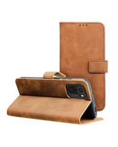 Forcell Tender Wallet Case Θήκη Πορτοφόλι με Δυνατότητα Stand - Brown (Xiaomi Redmi 10 / 10 2022)