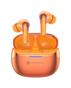 Forcell F-Audio Pulse Pro ANC+ ENC TWS Wireless Bluetooth Stereo Earbuds - Gold - MT83908