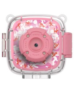 Forever Kids K2 Sports Action Camera with Screen and Waterproof Case Κάμερα - Pink - MT83978