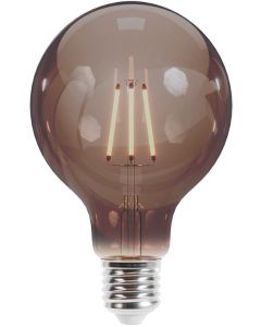 Forever G95 LED Bulb Filament E27 4W 230V 2000K 400lm COG Smoked Light - Warm