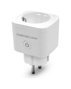 Forever Light FLSP16A Smart Plug Έξυπνος Wi-Fi Αντάπτορας 240V 16A White