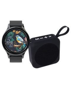Forever ForeVive 3 SB-340 Smartwatch + Βluetooth Speaker 3W - Black - MT84509