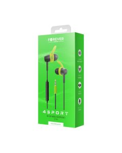 Forever SP-100 4Sport Wired Stereo Earphones - Green