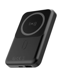 Forever MATB-100 USB / Type C PD QC 22.5W MagSafe Charging Power Bank Εξωτερική Μπαταρία 10000mAh - Black - MT81787