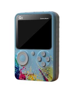 G5S Game Box Retro Portable Mini Console Game (500 Games) Blue / Grey