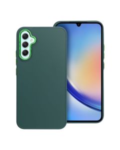 Satin Case with Camera Frame Green (Samsung Galaxy A15 4G / 5G)