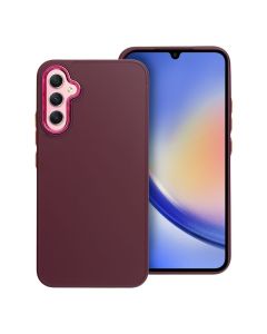 Satin Case with Camera Frame Purple (Samsung Galaxy A15 4G / 5G)