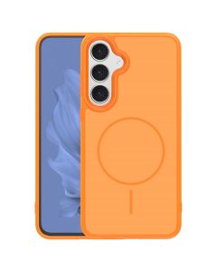 Frame Thin Mag Case Θήκη Συμβατή με MagSafe - Orange (Samsung Galaxy S26)