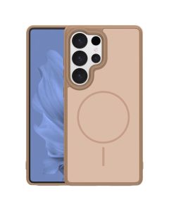 Frame Thin Mag Case Θήκη Συμβατή με MagSafe - Brown (Samsung Galaxy S26 Ultra)