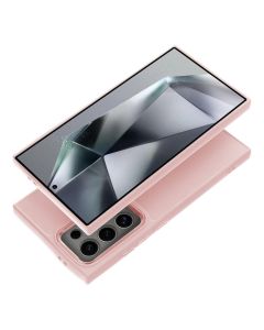 Satin Case with Camera Frame Powder Pink (Samsung Galaxy S25)
