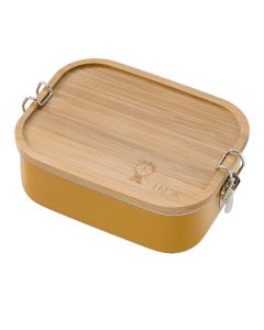 Fresk Lunchbox Uni Ανοξείδωτο Παιδικό Δοχείο Φαγητού - Amber Gold Lion