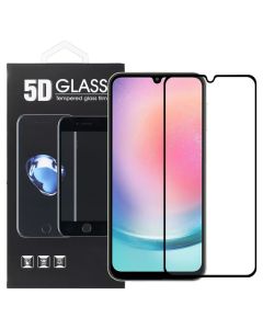 3D Full Glue Full Face Black Αντιχαρακτικό Γυαλί 9H Tempered Glass (Samsung Galaxy A24 4G / A25 5G)