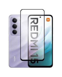 3D Full Glue Full Face Black Αντιχαρακτικό Γυαλί 9H Tempered Glass (Xiaomi Redmi 15 4G / 5G) - MT83508
