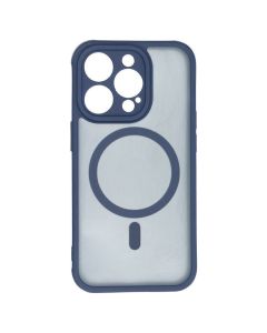 Full Matte Mag Cover MagSafe Hybrid Case Blue (iPhone 15 Pro) - MT82327